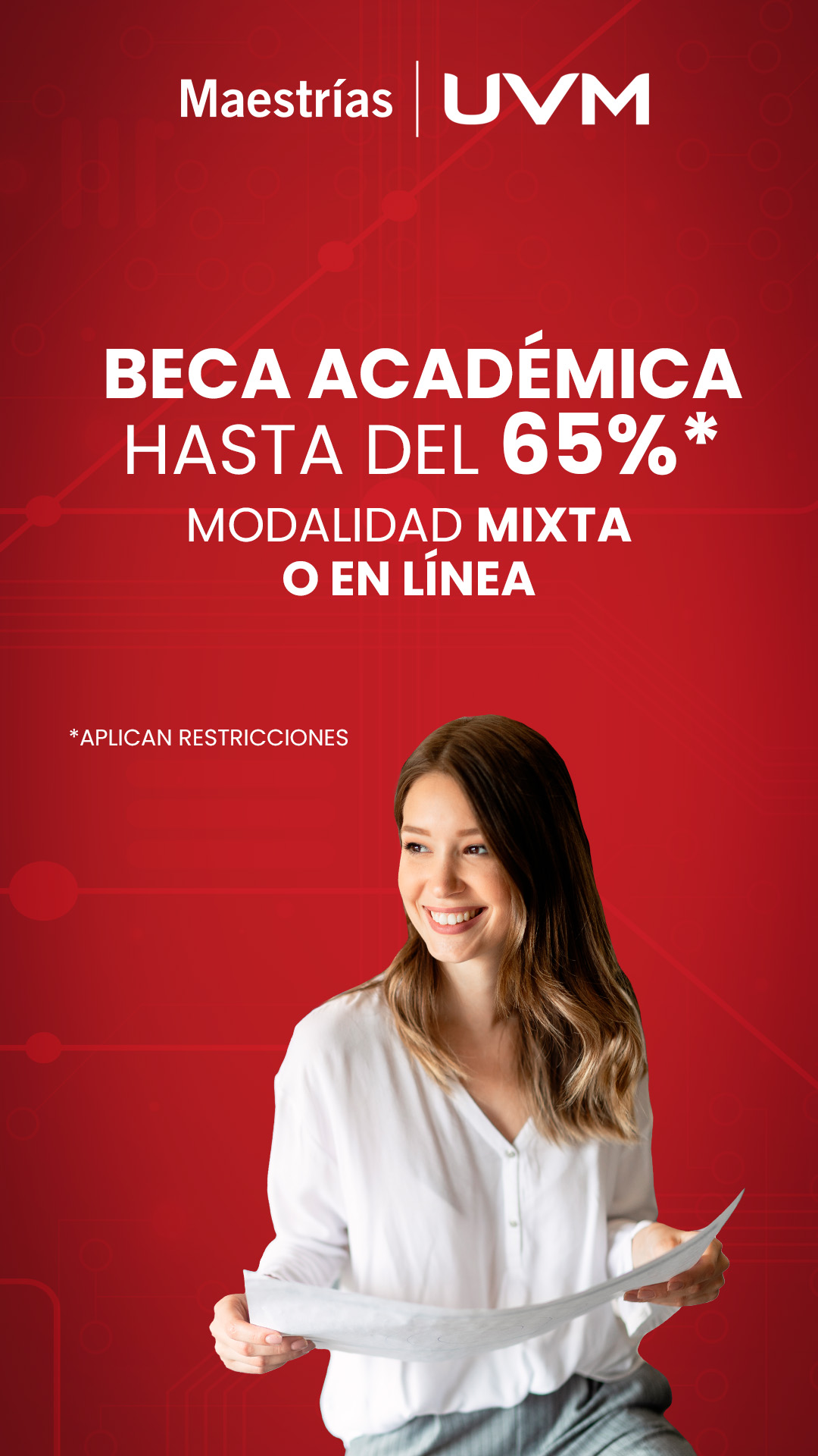UVM Facebook ad