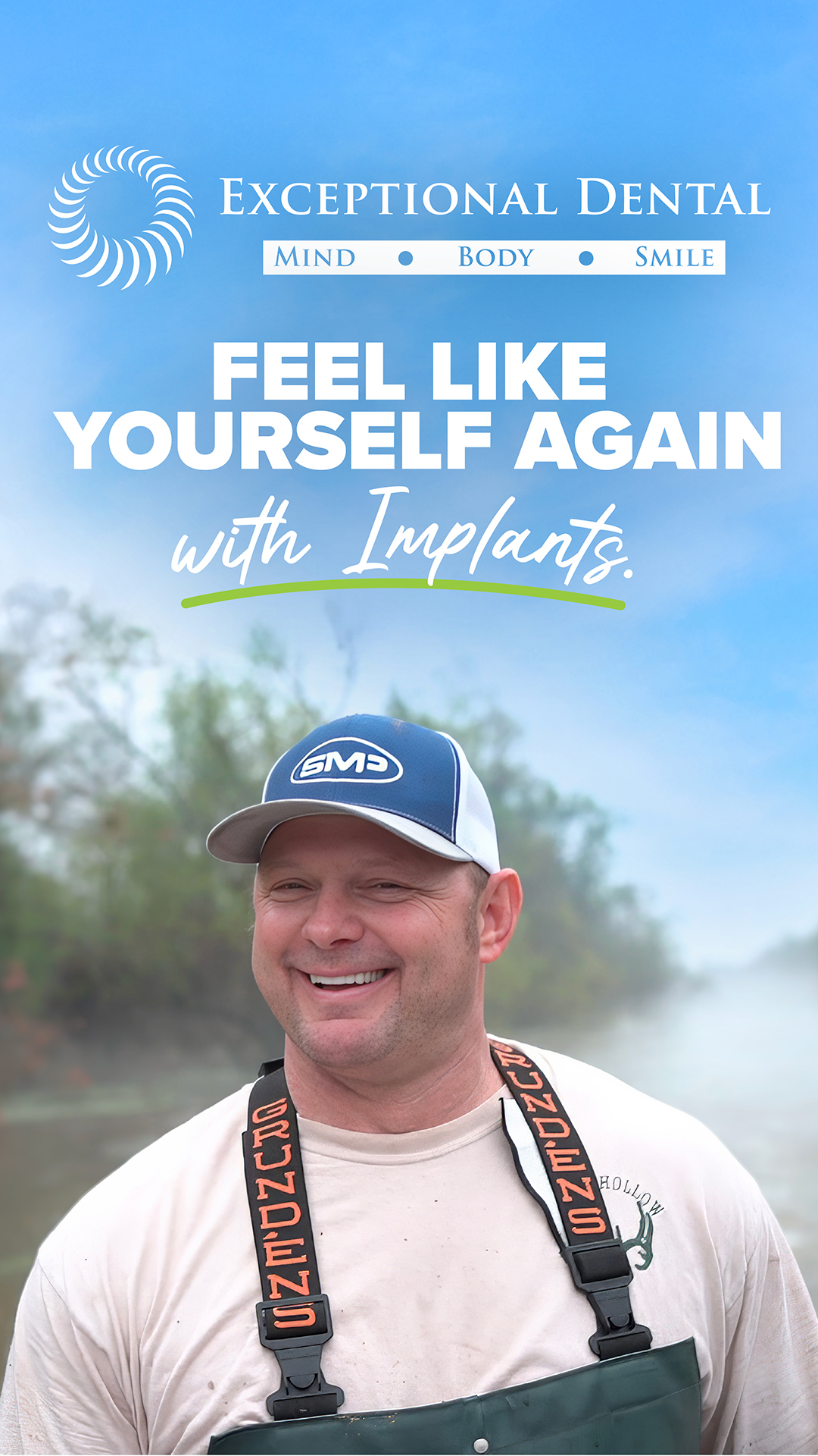 Exceptional Dental of Louisiana Facebook ad from Sep 24, 2025