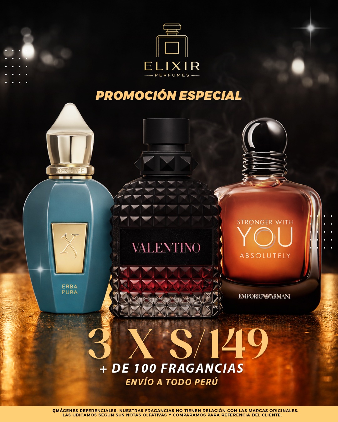 Elixir Perfumes Facebook ad: Más información