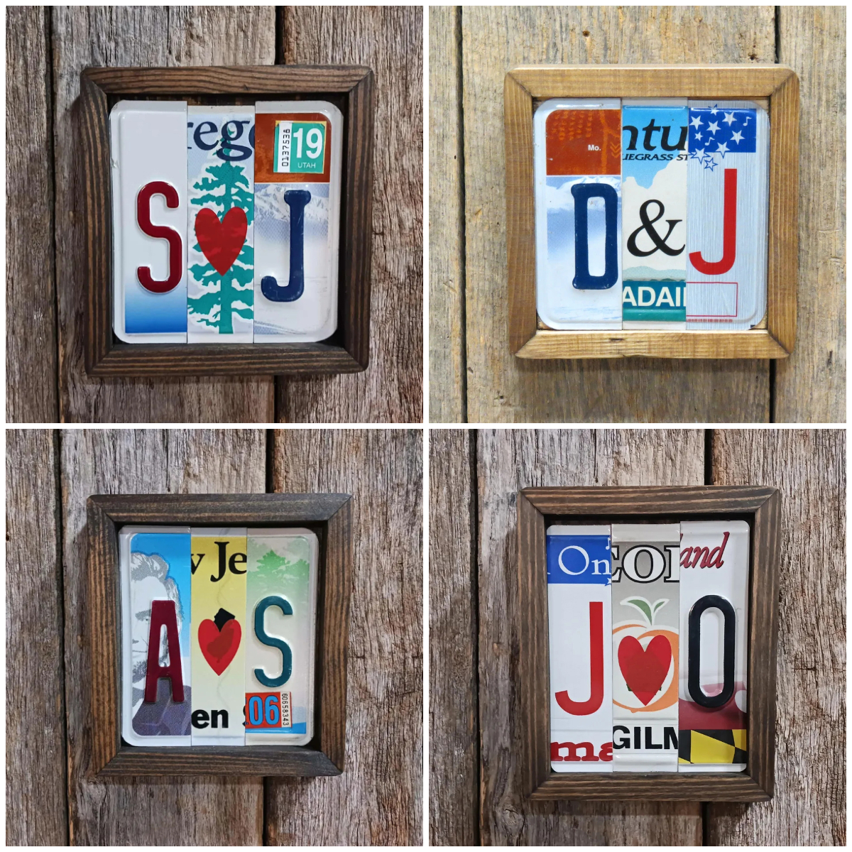 Manualliy Craft Facebook ad: Custom License Plate Gift
