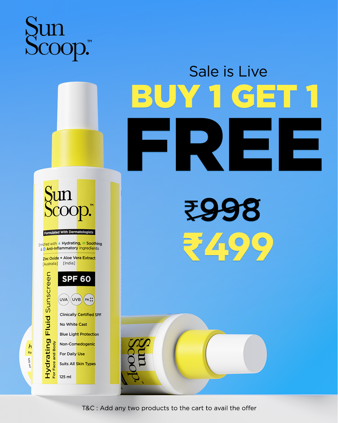 Sunscoop SPF Facebook ad