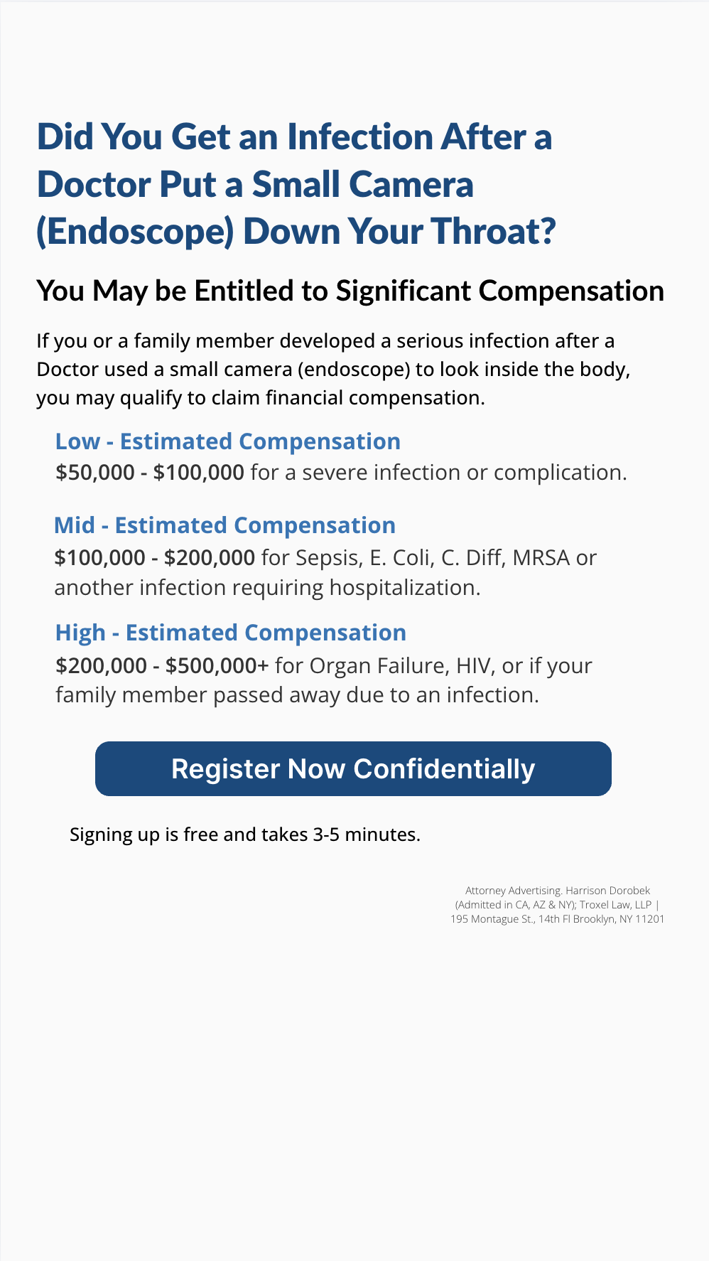 Medical Scope Claims Facebook ad from Mar 31, 2026