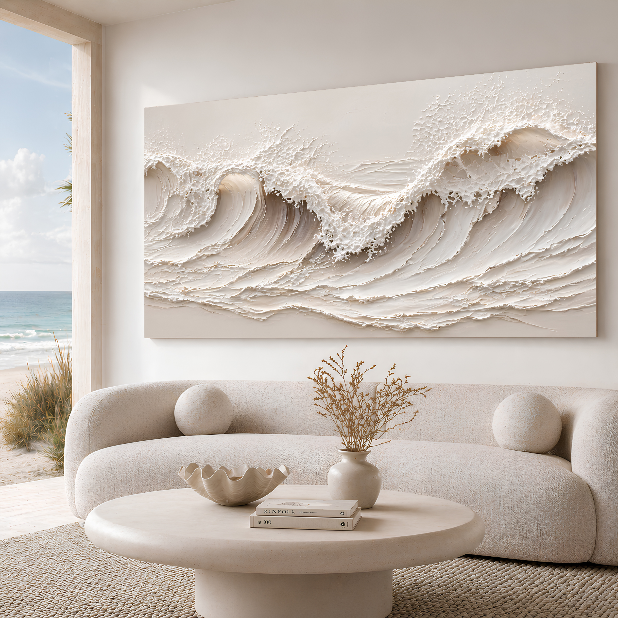 Tailored Canvases - Personalized Art Facebook ad: Coastal Wave | Made in the USA | Ships Fast
