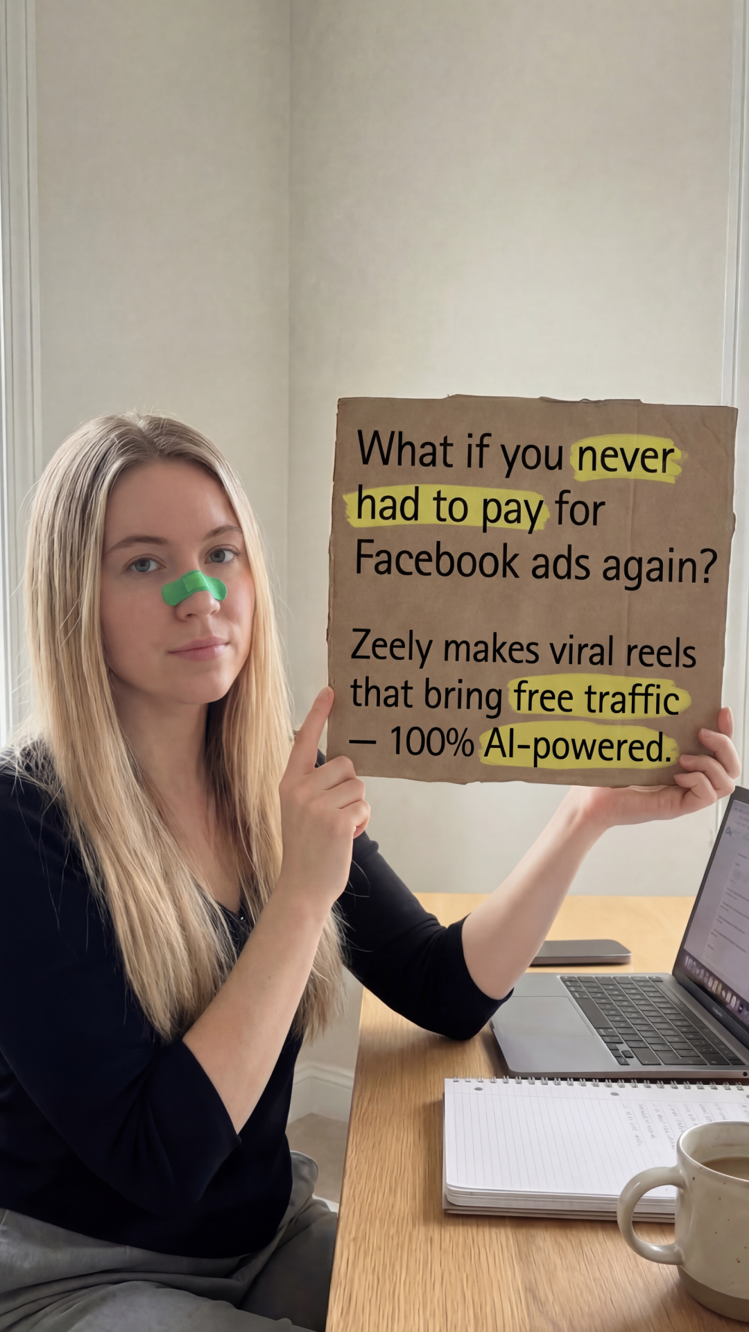 Zeely Facebook ad