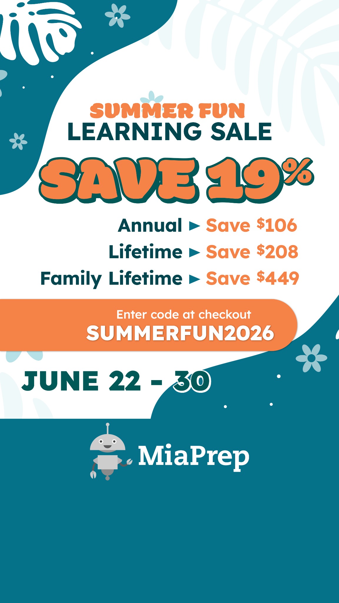 MiaPrep Learning Facebook ad