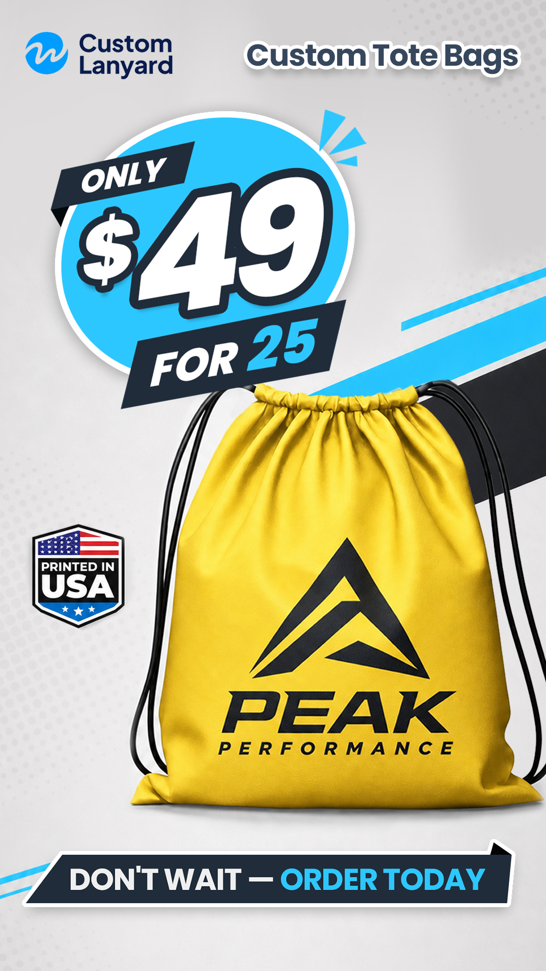 Custom Lanyard Facebook ad