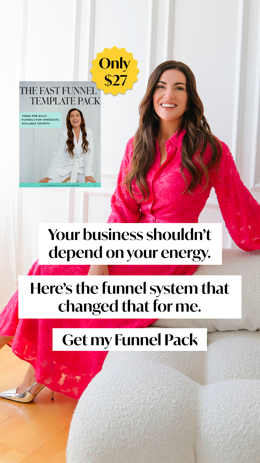 Amy Porterfield Facebook ad