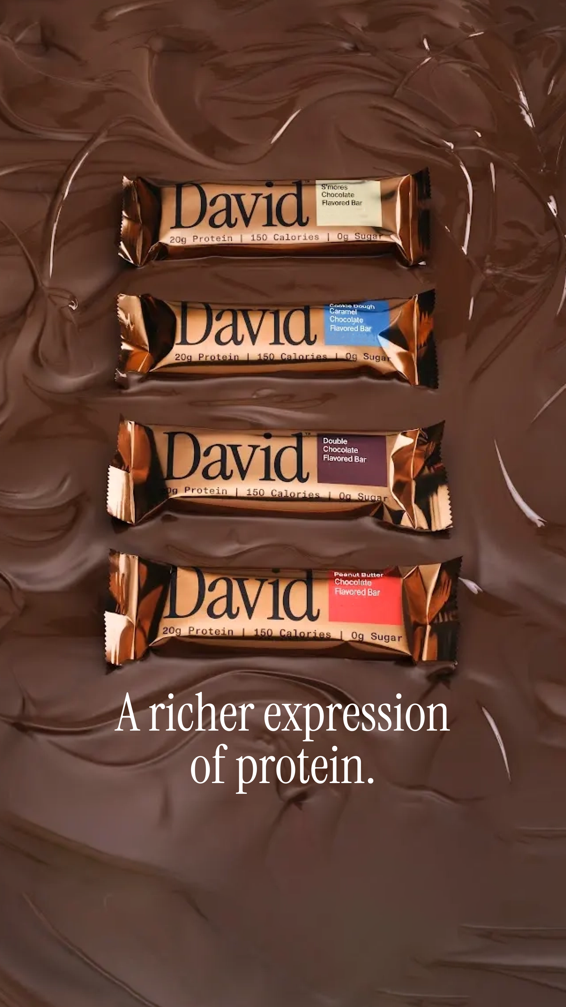 David Protein Facebook ad