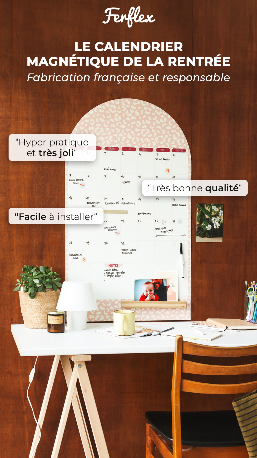 Ferflex Facebook ad: Déco magnétique avec Ferflex