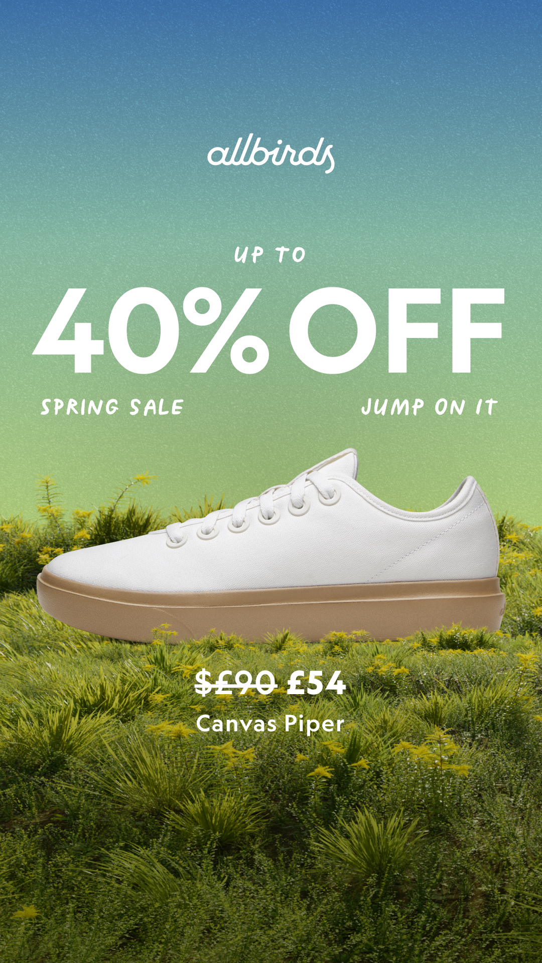 Allbirds Facebook ad