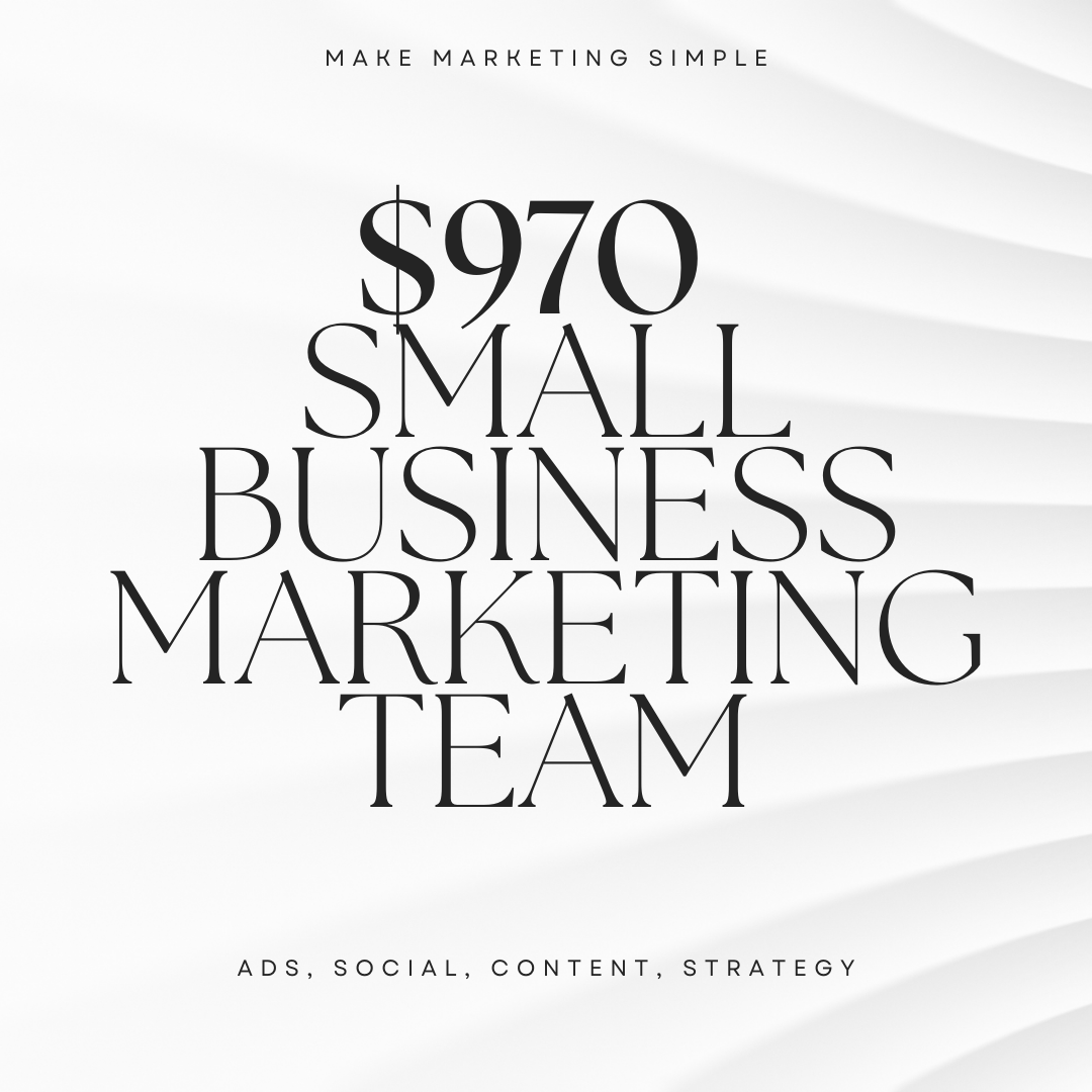 She Reigns Creative Facebook ad: $970 Marketing Team