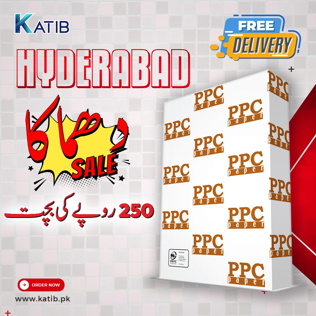 Katib.pk Facebook ad: Free Delivery Limited Stock