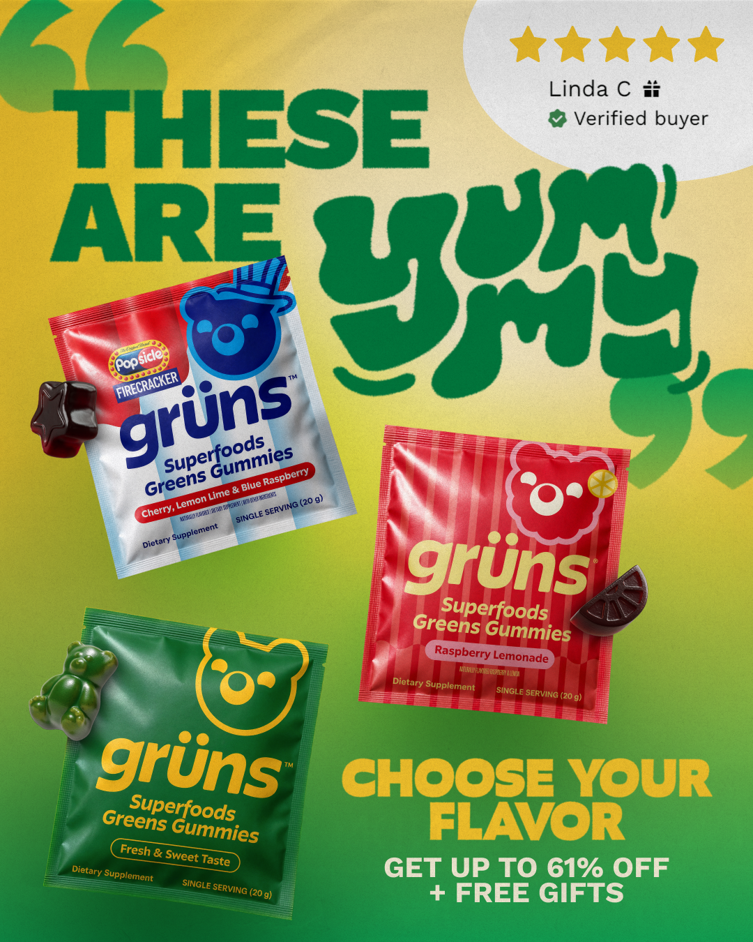 Grüns Facebook ad
