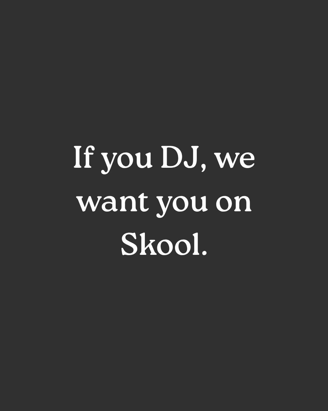 Skool Facebook ad