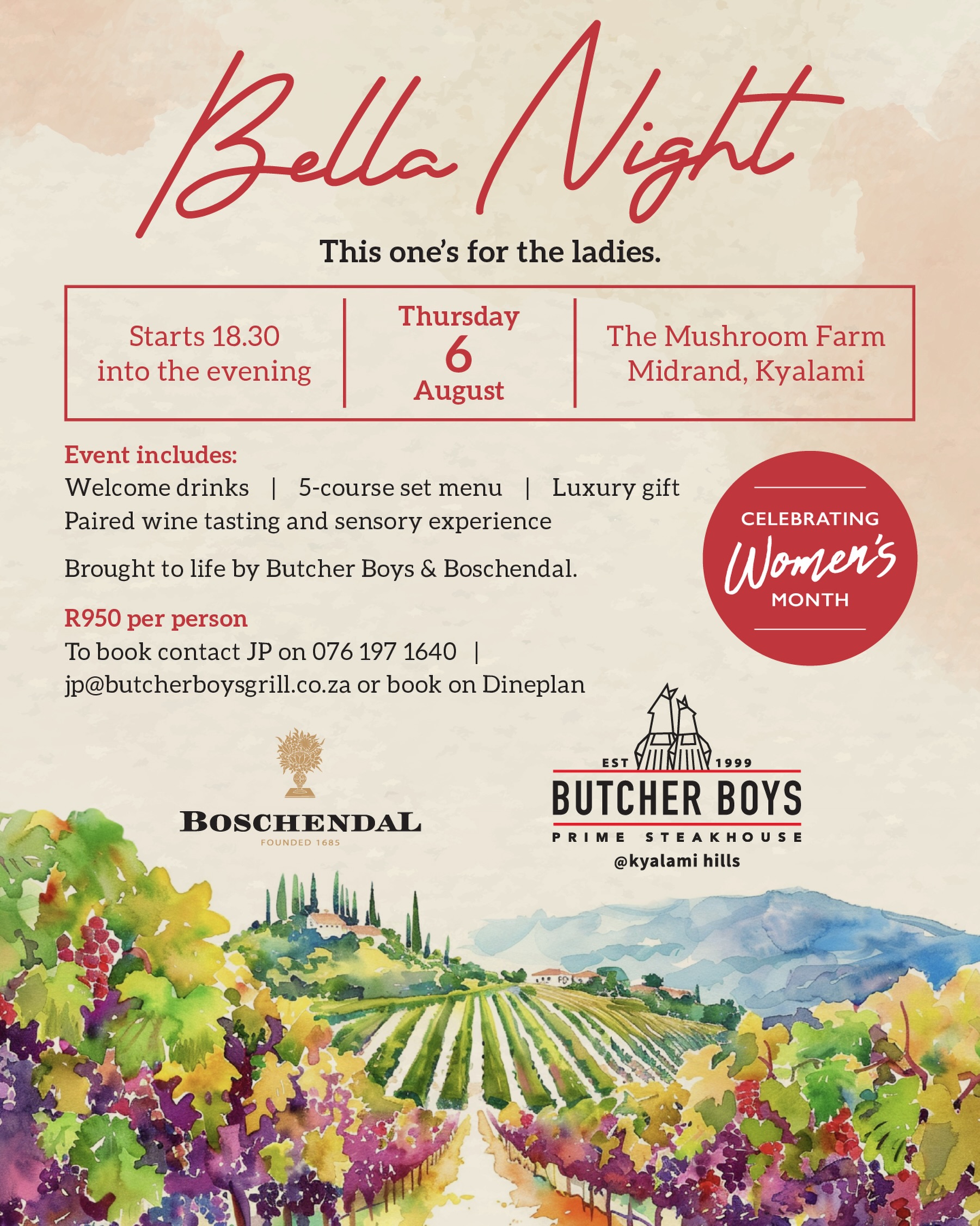 Butcher Boys Grill - Kyalami Hills Facebook ad: Bella Nights - Butcher Boys Grill