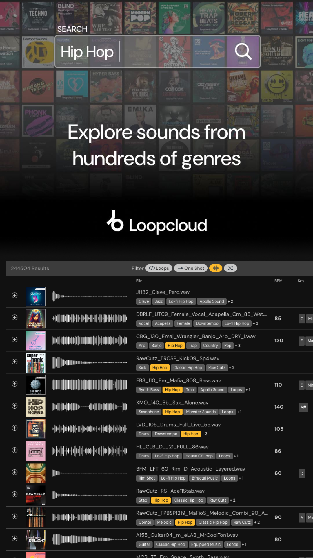 Loopcloud Facebook ad