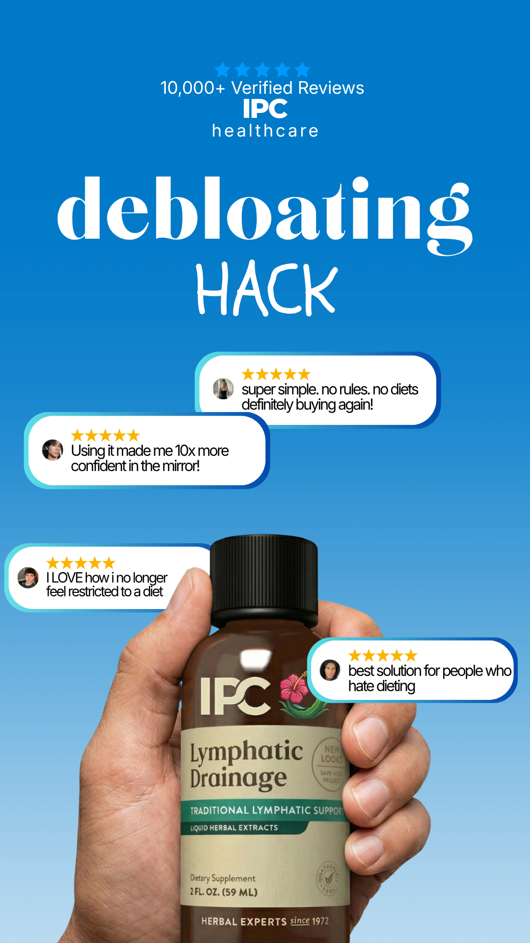 IPure Co Facebook ad: The Debloat Men Actually Need