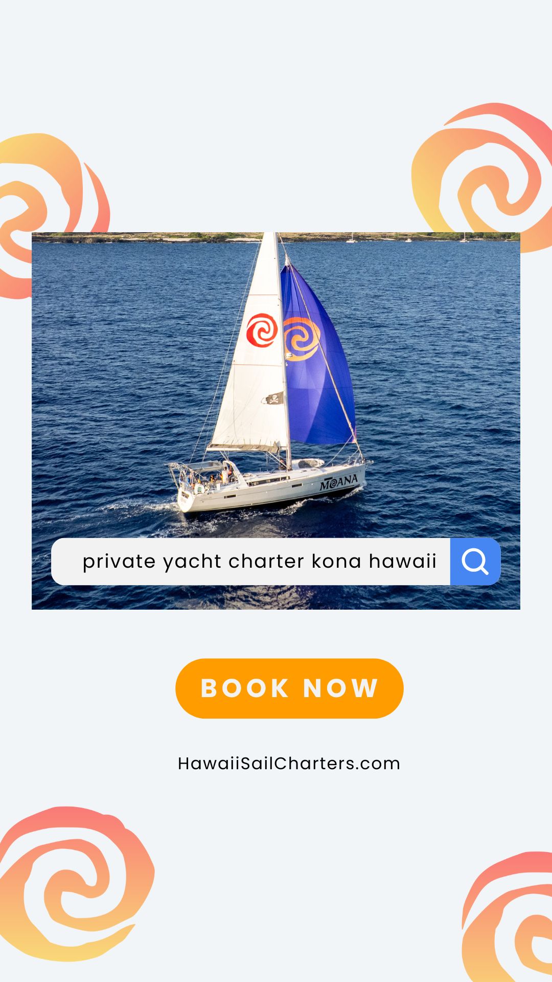 Hawaii Sail Charters Facebook ad from Jan 27, 2026