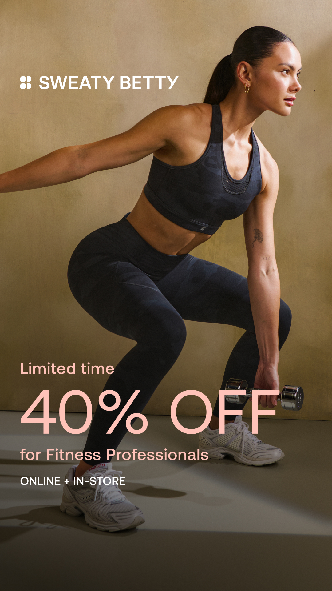 Sweaty Betty Facebook ad