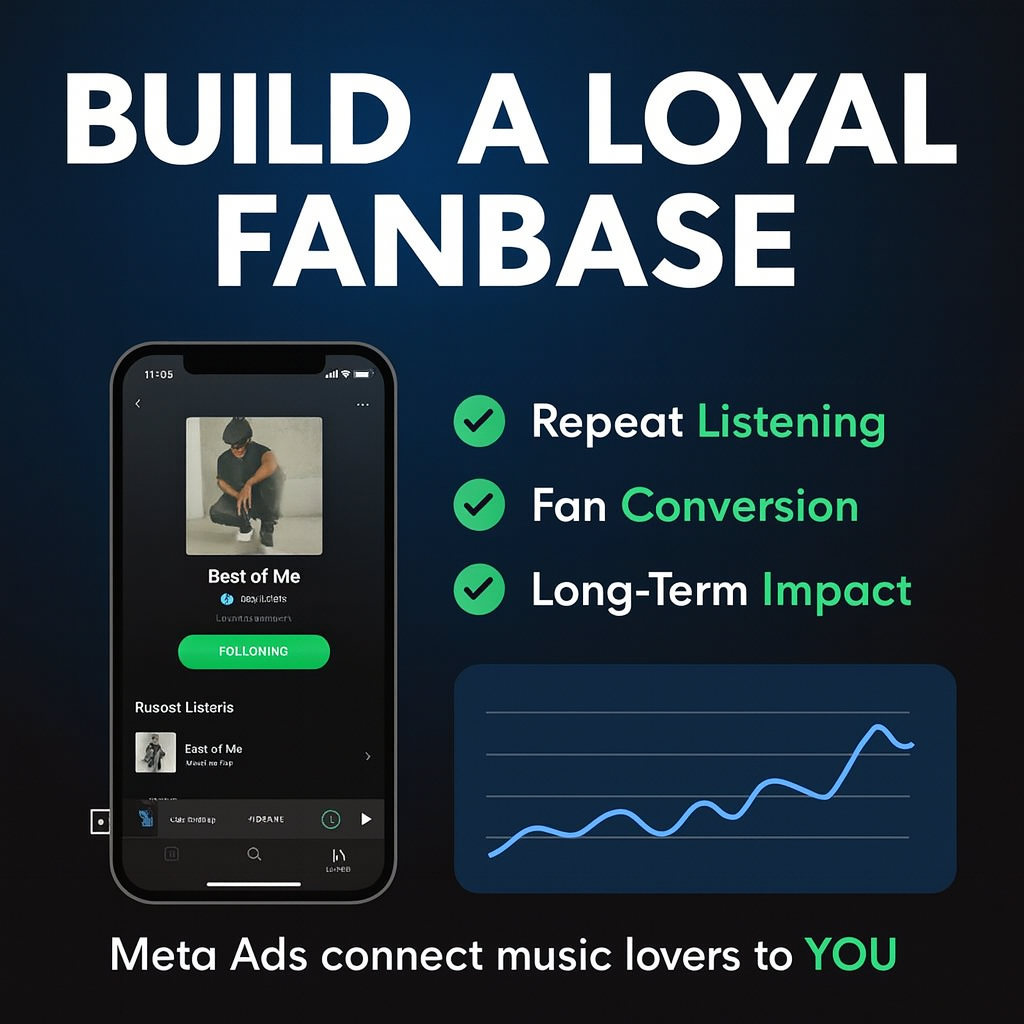 Playlist Booker Facebook ad