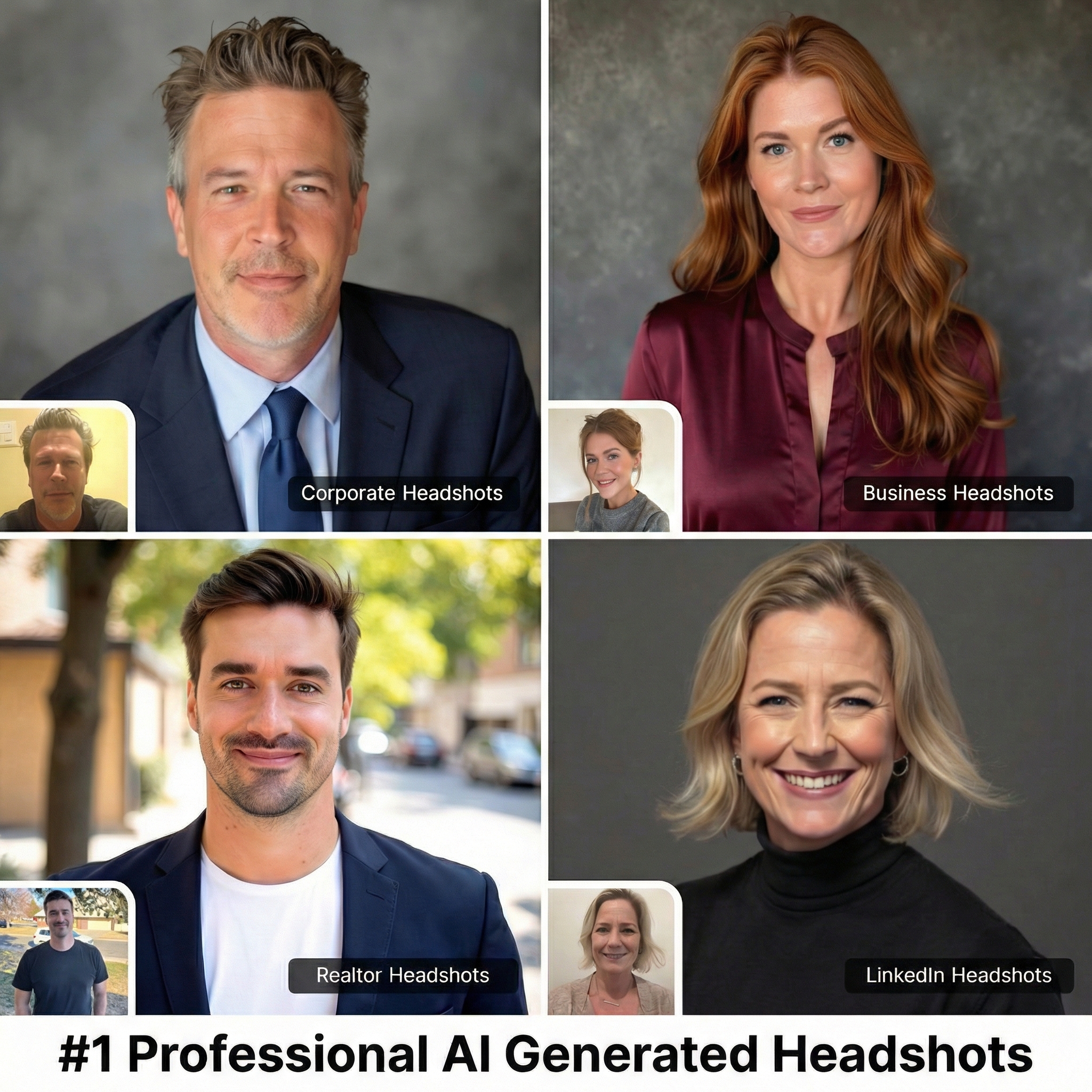 InstaHeadshots Facebook ad