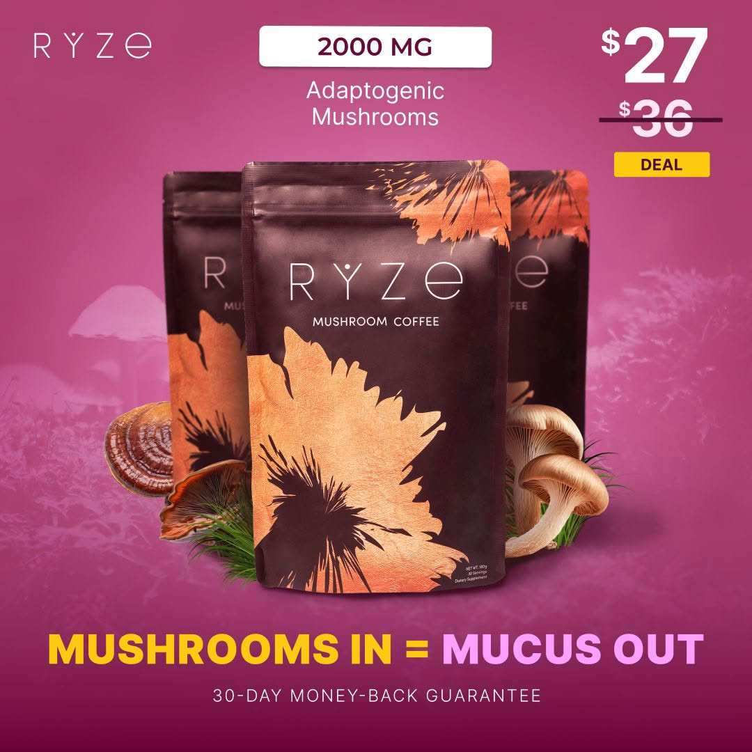 RYZE Superfoods Facebook ad