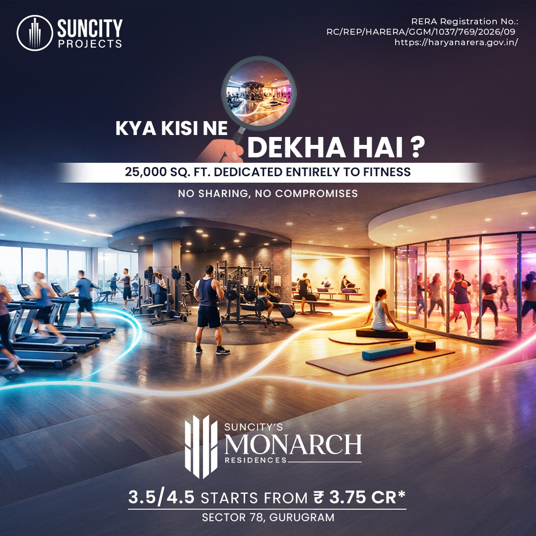 Suncity Projects Facebook ad: The most exclusive lifestyle address of Gurgaon is…