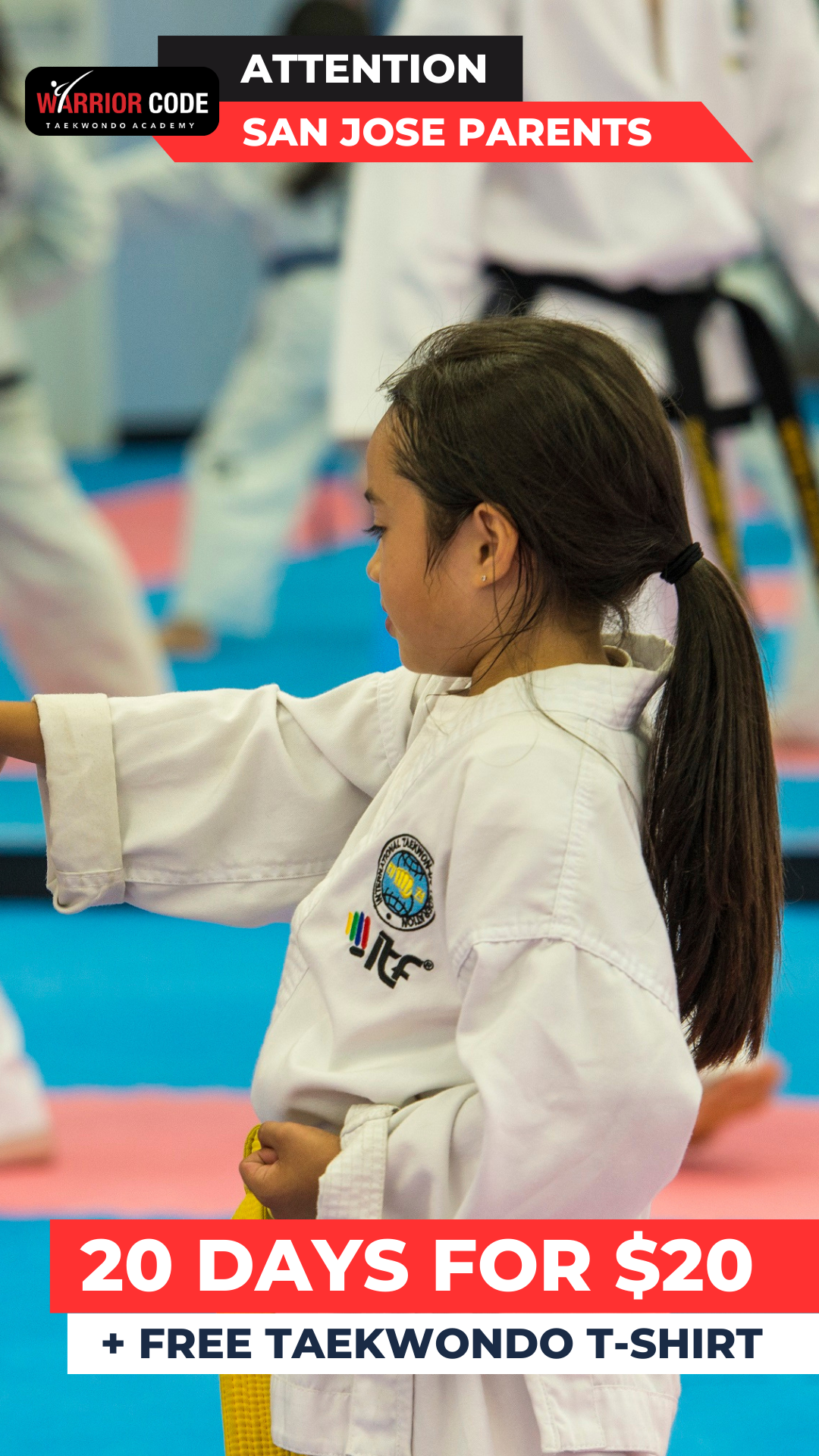 Warrior Code Taekwon-Do Academy Facebook ad