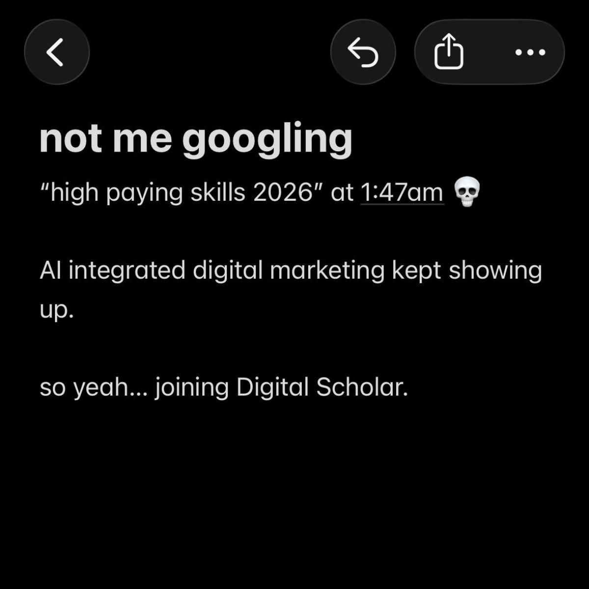Digital Scholar Facebook ad