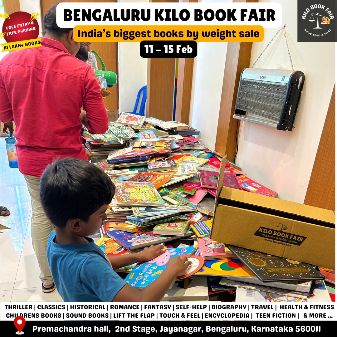 Kilobookfair Facebook ad: Special sale - Kilobookfair at Bengaluru, India's biggest…