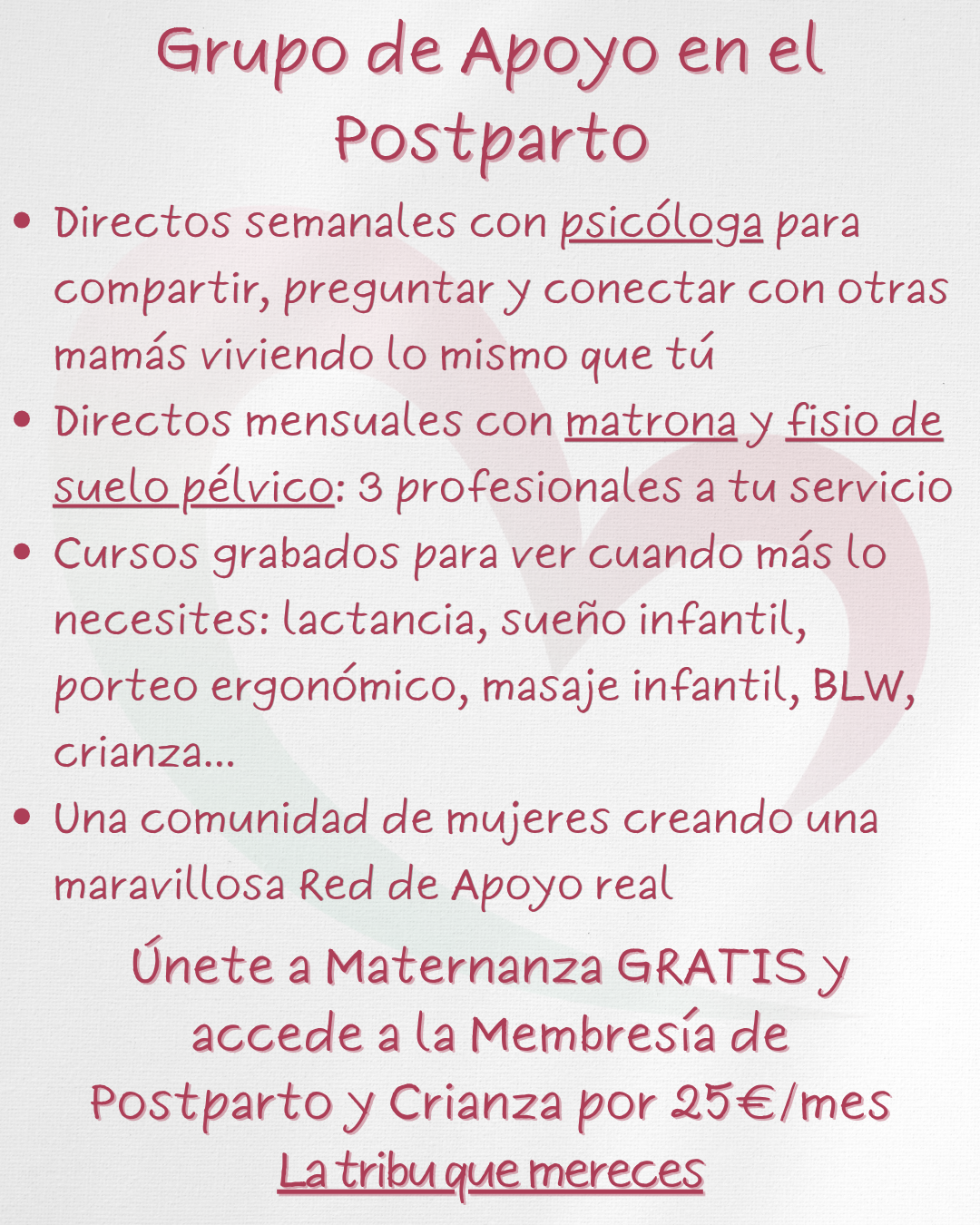 Maternanza Facebook ad: Grupo de apoyo en el postparto. La tribu que todas…