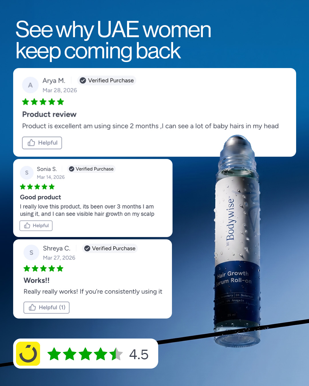 Be Bodywise - UAE Facebook ad