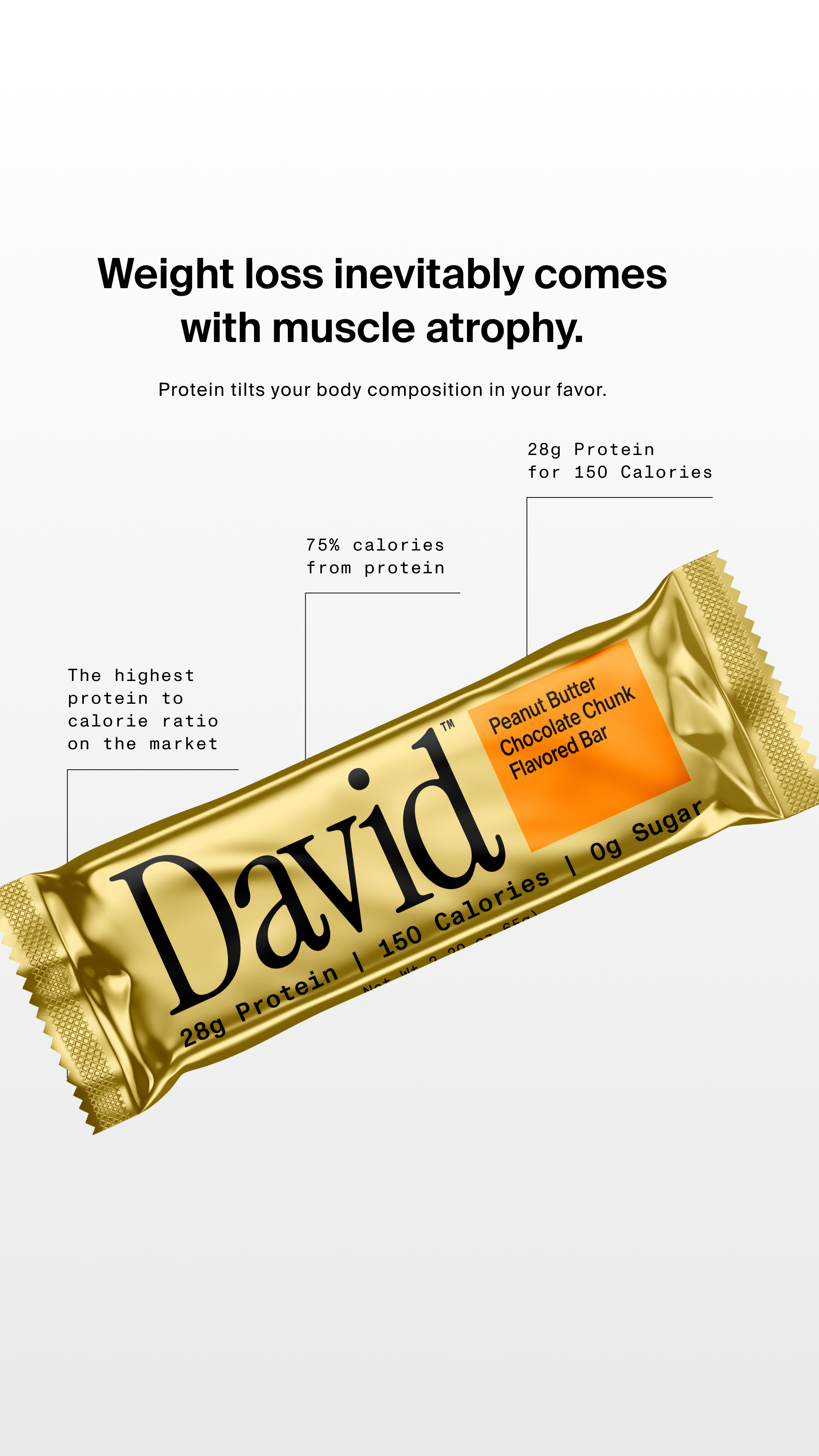 David Protein Facebook ad
