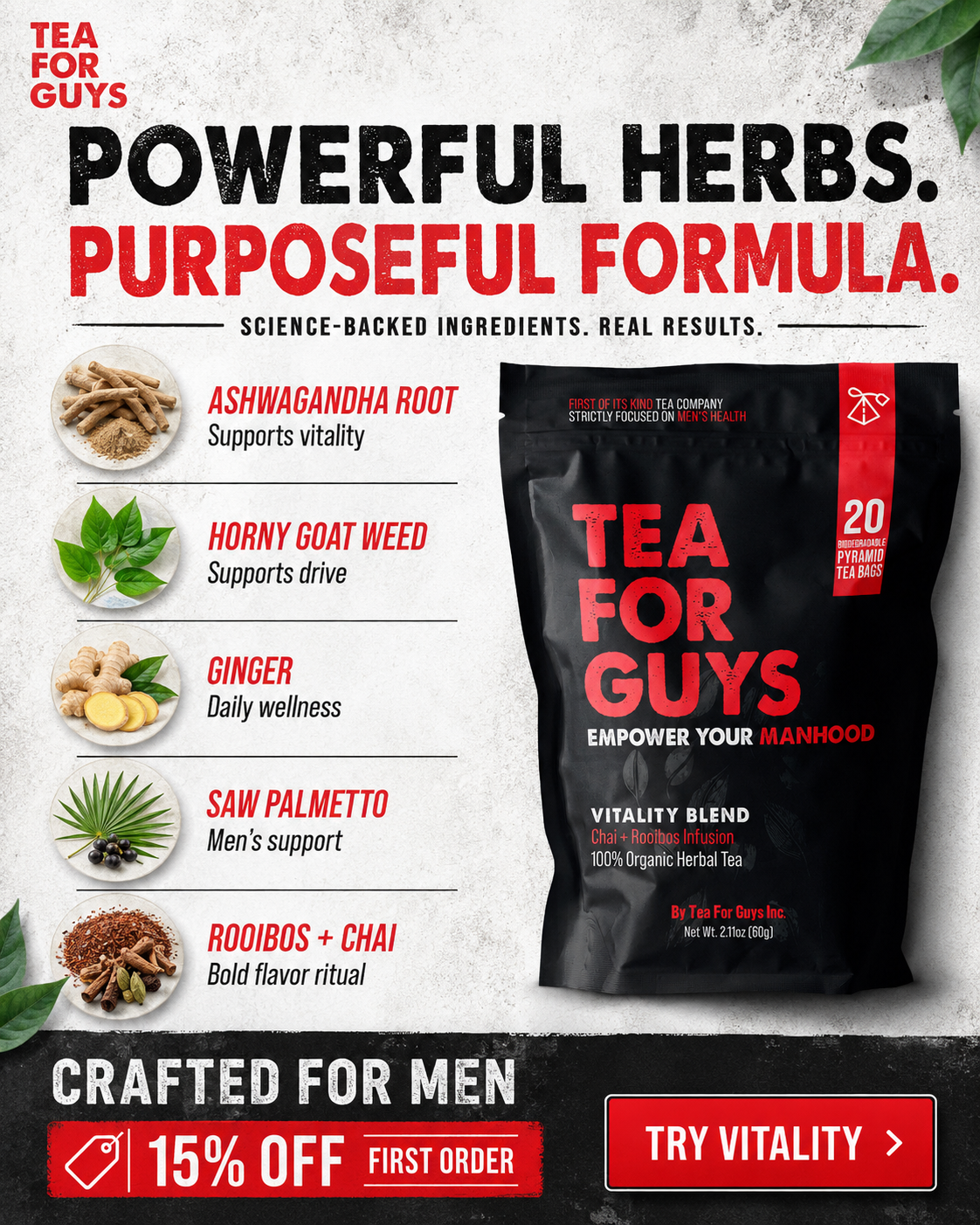 Teaforguys Facebook ad