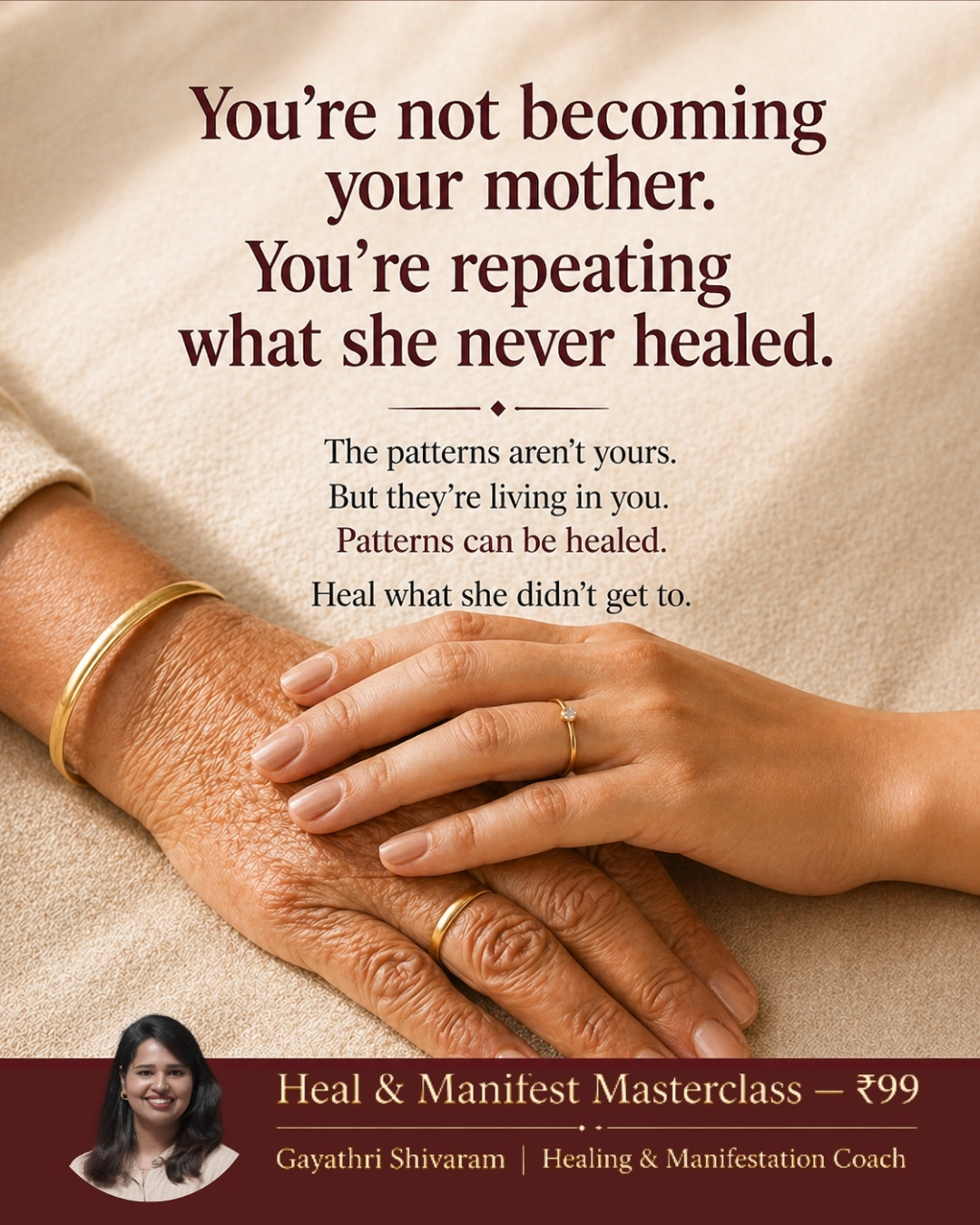Gayathri Shivaram Facebook ad