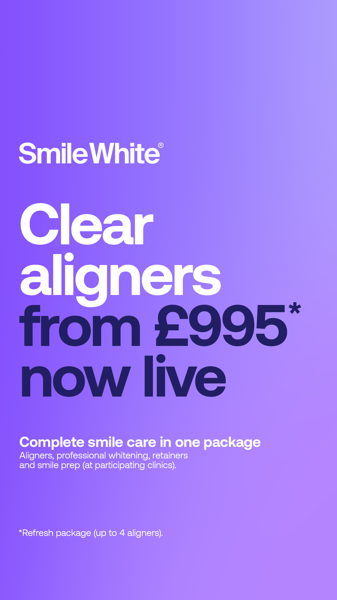 Smile White Facebook ad