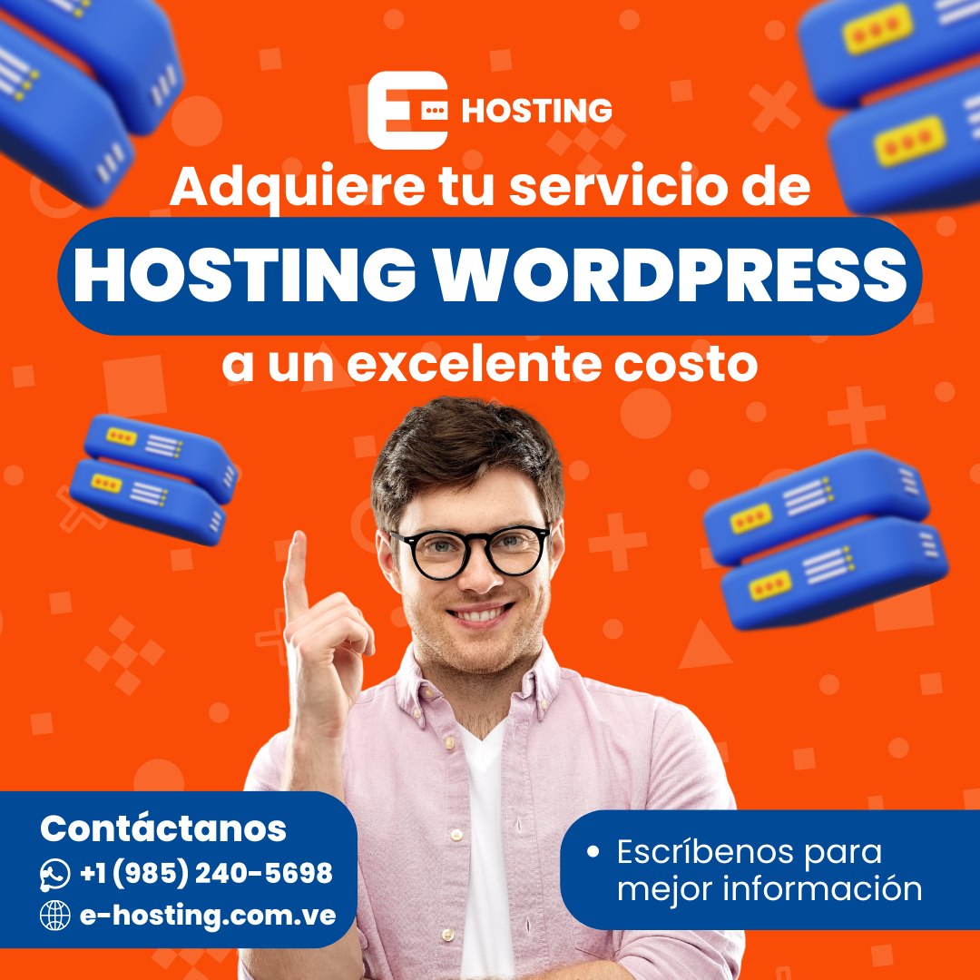 E-Hosting Facebook ad: ¡Tenemos justo lo que necesitas!