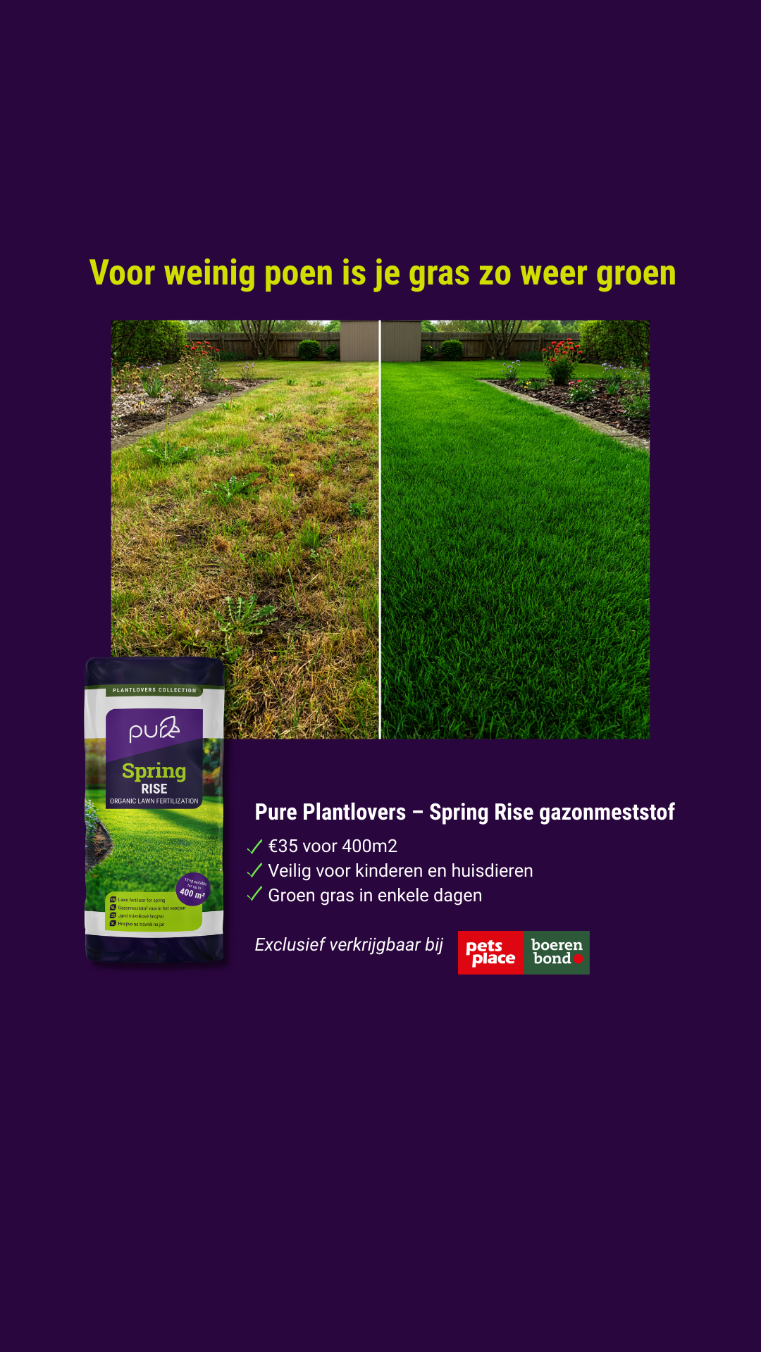 Pureplantlovers Facebook ad from Mar 13, 2026