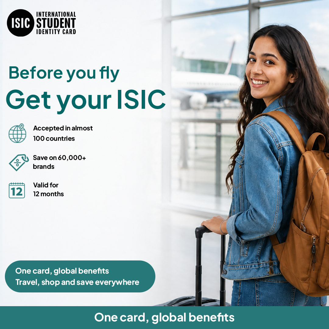 ISIC India Facebook ad: Planning to study abroad?
