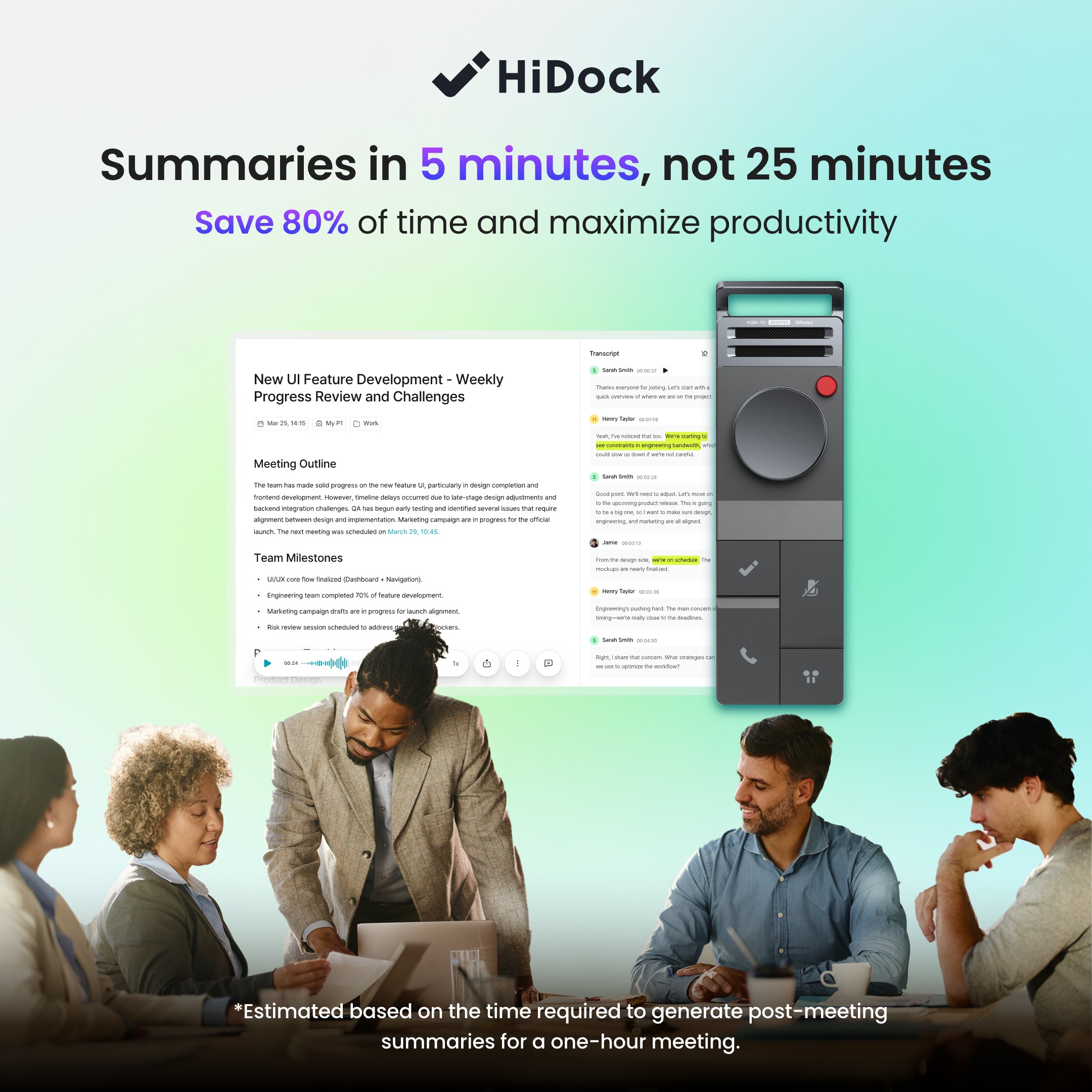 HiDock Global Facebook ad