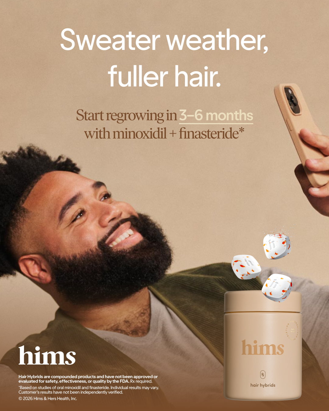 hims Facebook ad