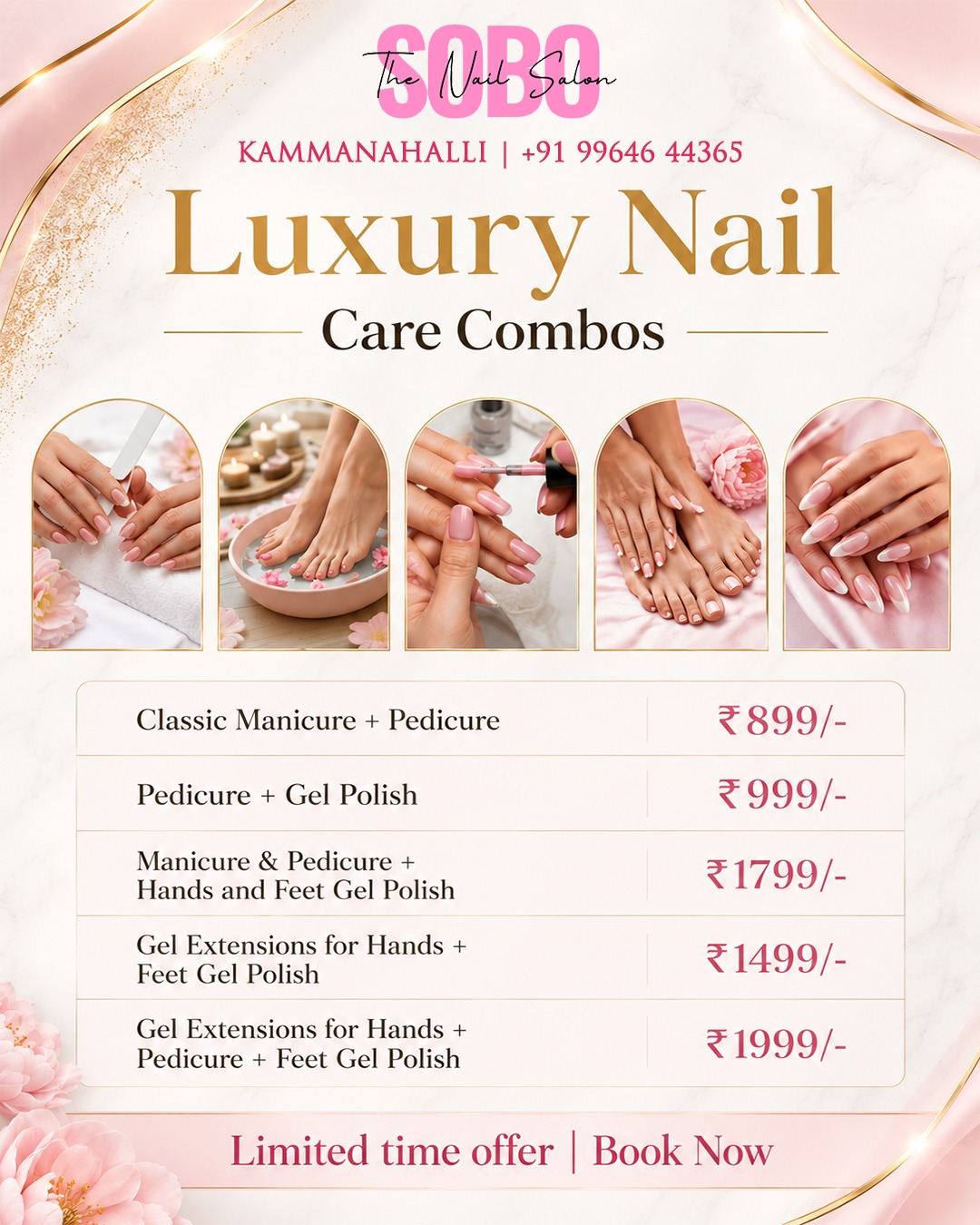 The SoBo Nail Salon Kammanahalli Facebook ad: Your nails deserve a little extra love!