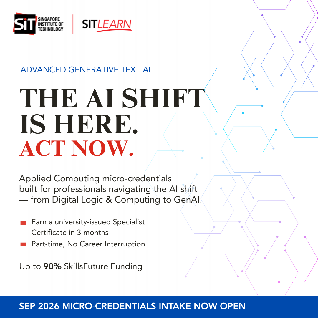 Singapore Institute of Technology Facebook ad
