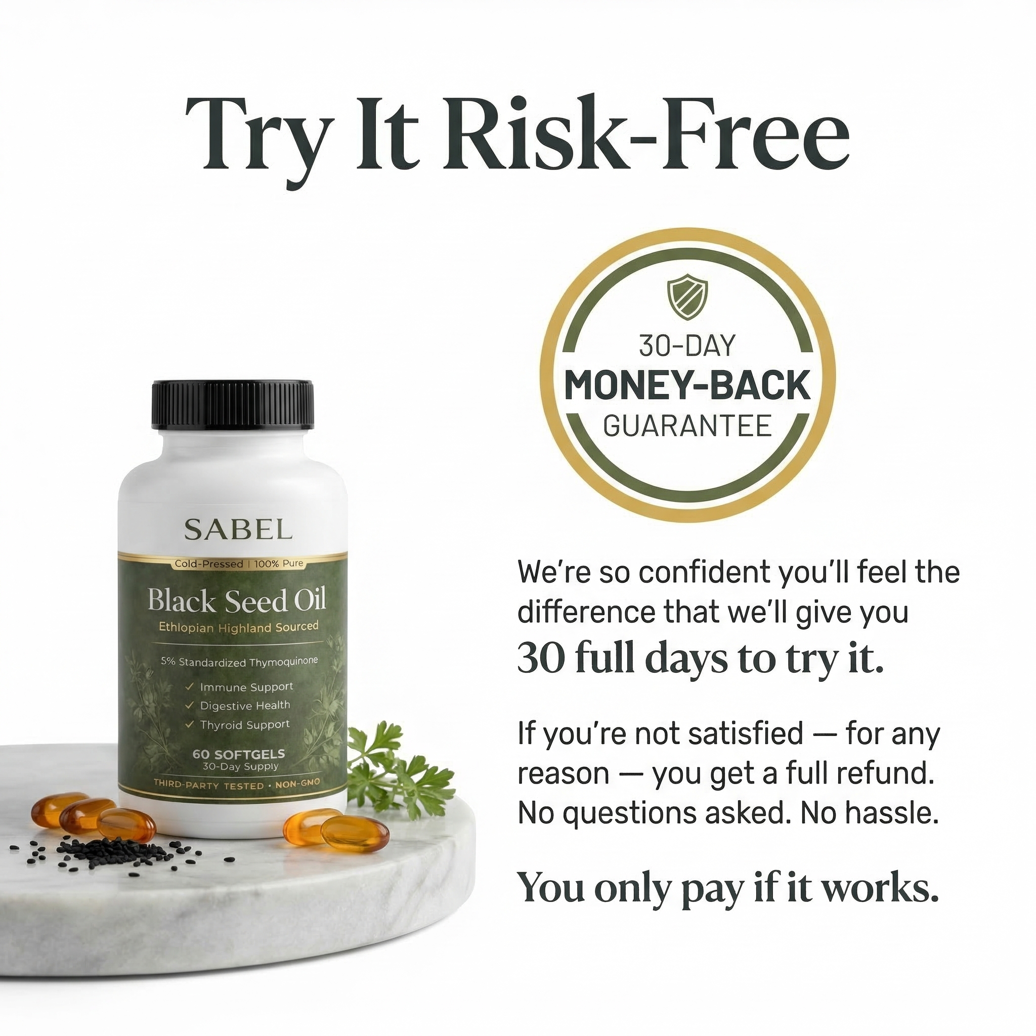 Dr. Simon Ashford-Functional Medicine Facebook ad: The 10X Stronger Black Seed Oil Your Body Needs.