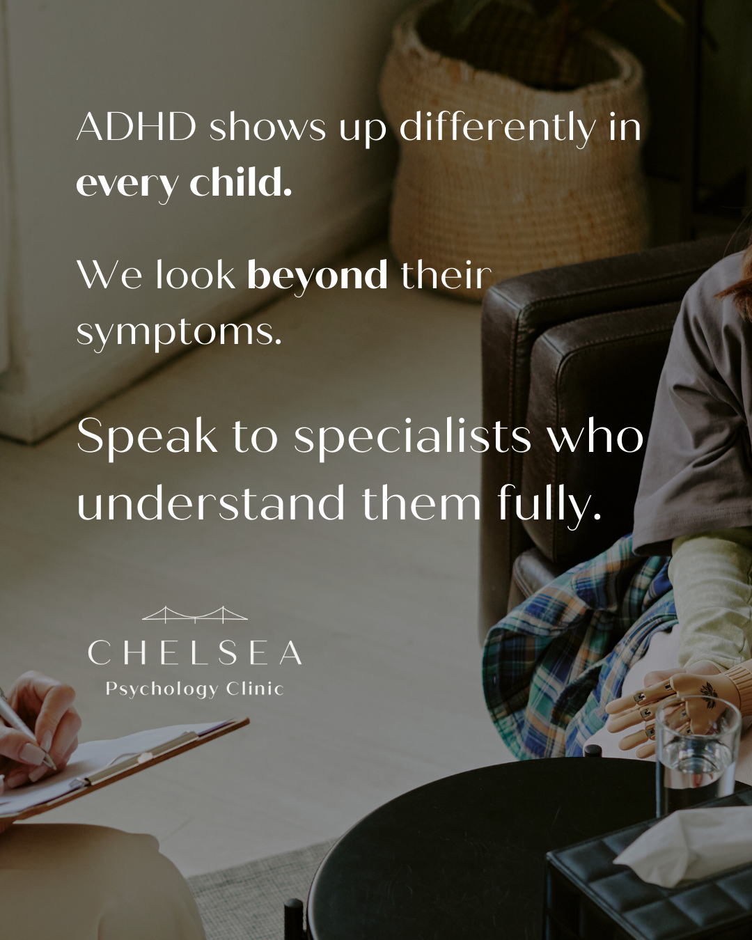 The Chelsea Psychology Clinic Facebook ad