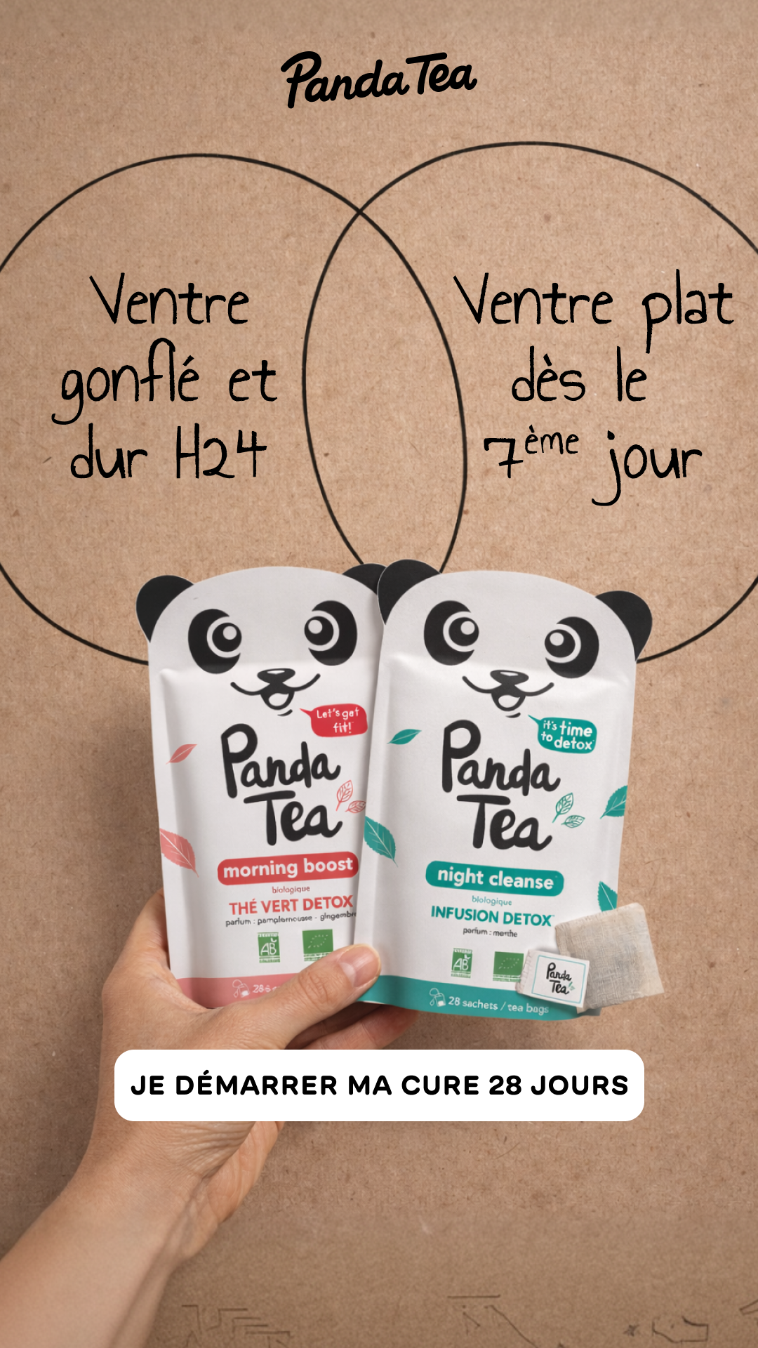 Panda Tea Facebook ad