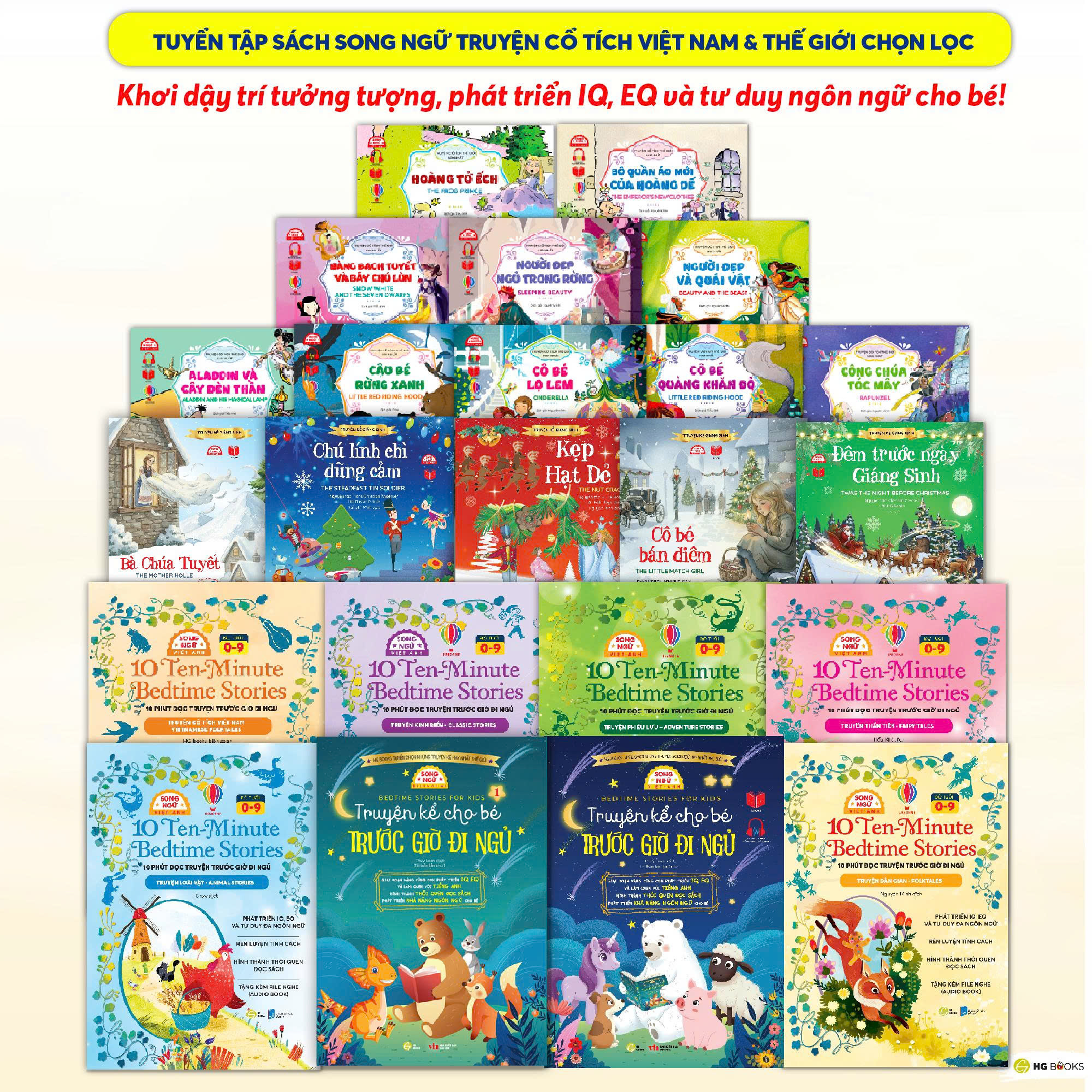 HG Books - Tiệm sách song ngữ thiếu nhi Facebook ad: SERIES TRUYỆN CỔ TÍCH SONG NGỮ VIỆT …