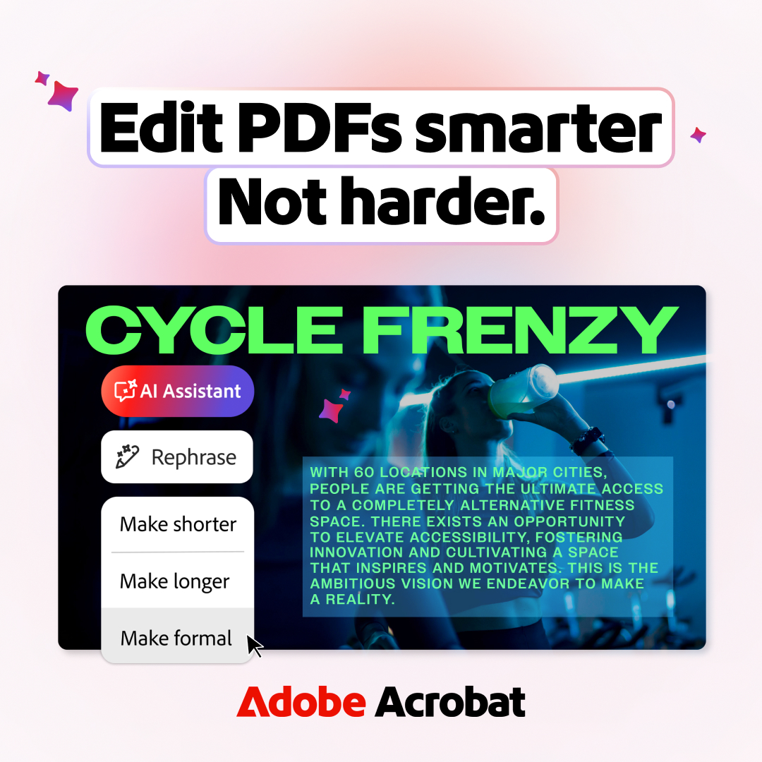 Adobe Acrobat Facebook ad