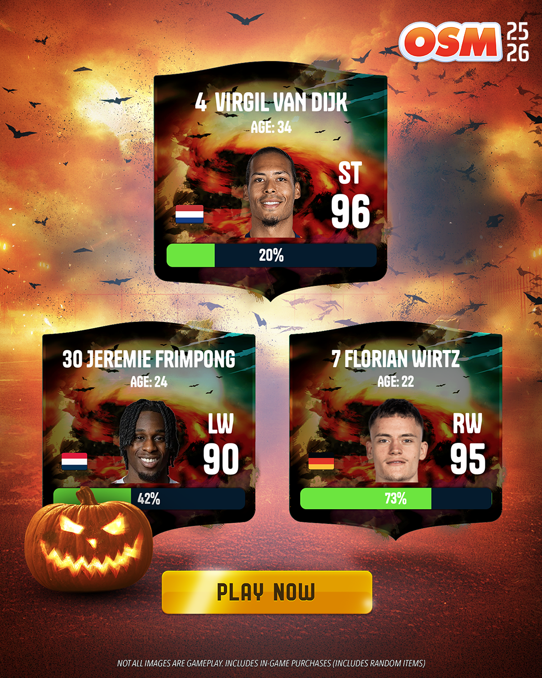 Online Soccer Manager Facebook ad