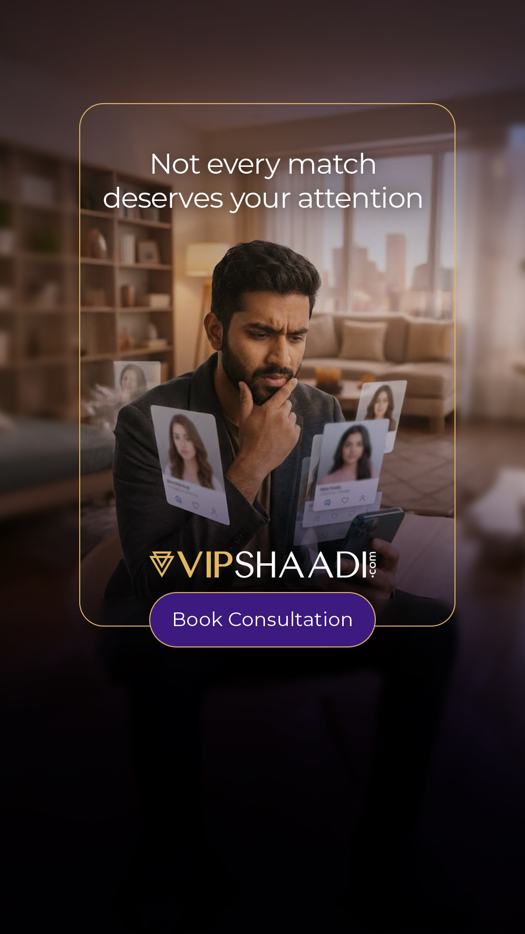 VIPShaadi.com Facebook ad